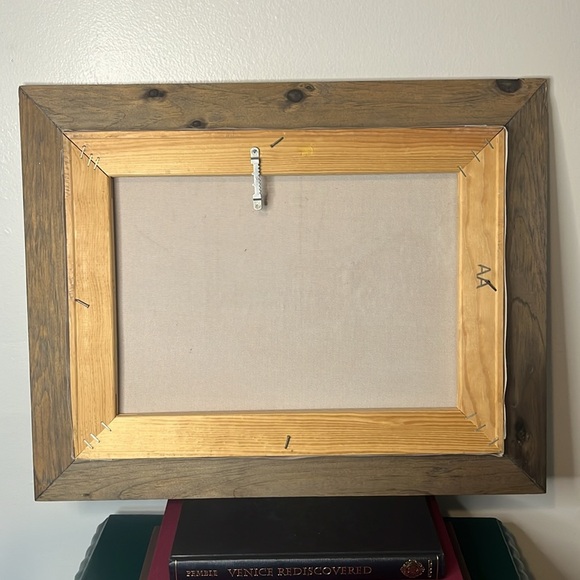 Original Max Savy Seascape Marina Lighthouse Fishing Village Framed Oil Painting - Picture 6 of 7